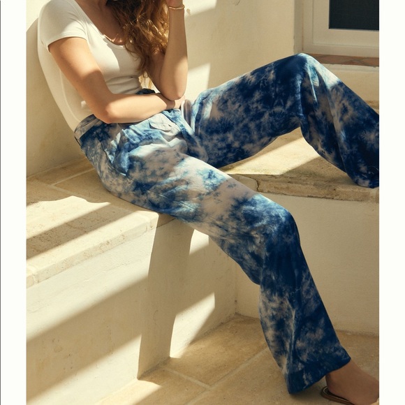 ❤️HP❤️ANTHROPOLOGIE CLOTH&STONE Venice Wide Leg Pants - Picture 2 of 12